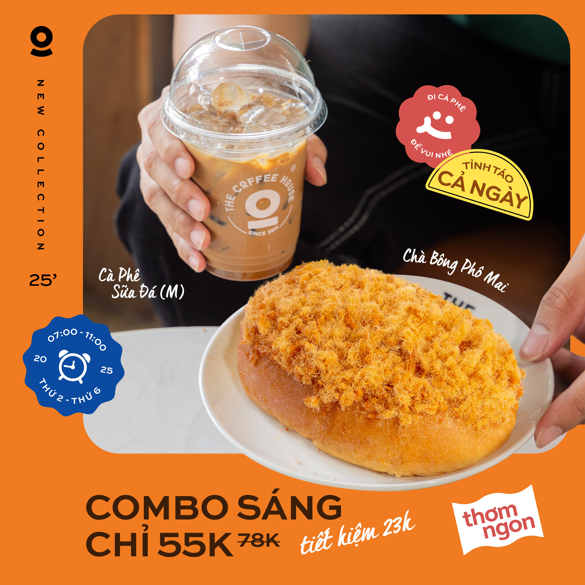 Sáng no bụng, tỉnh cả mood 😎